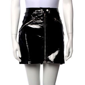 Rag & Bone Heidi Patent Leather mini skirt (size S US 26)